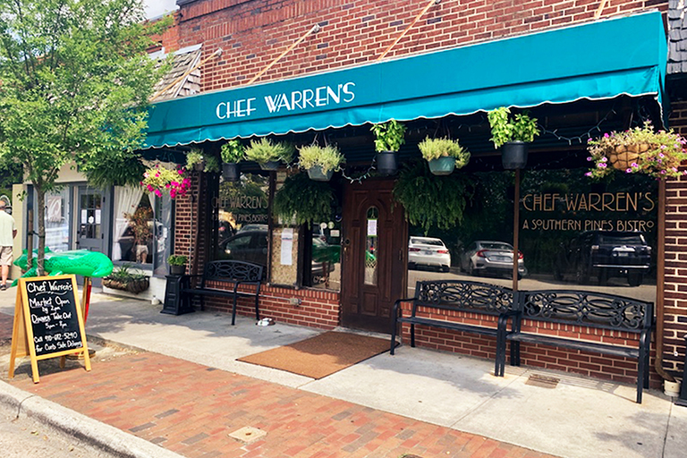 Chef Warrens Restaurant in Southern Pines NC