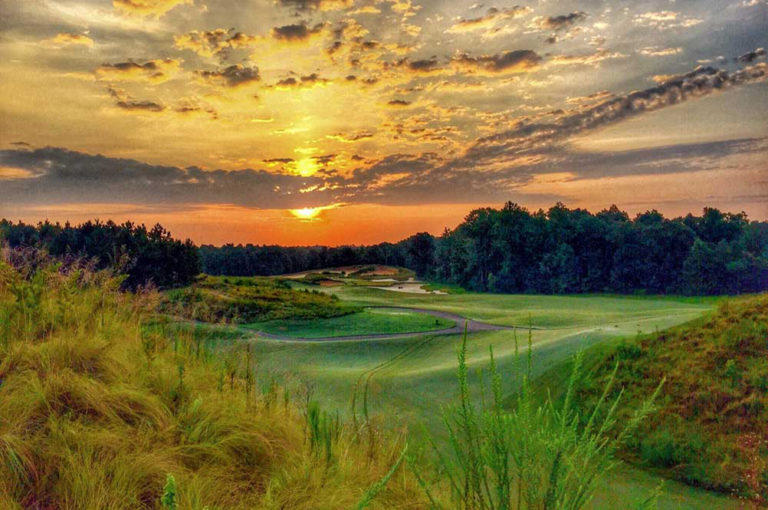 One of the golf courses in Pinehurst, NC